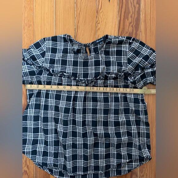 Madewell Plaid Top - Picture 6 of 6